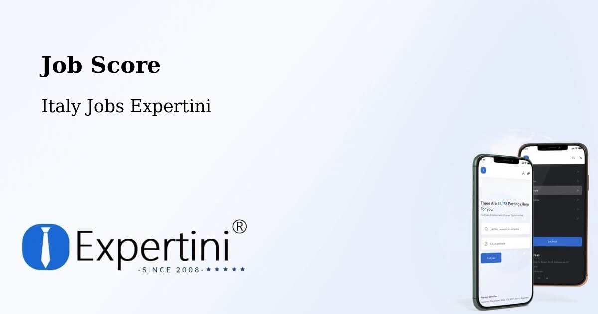 Job Score & Job Description Score Tool – Rosta - Italy Jobs Expertini