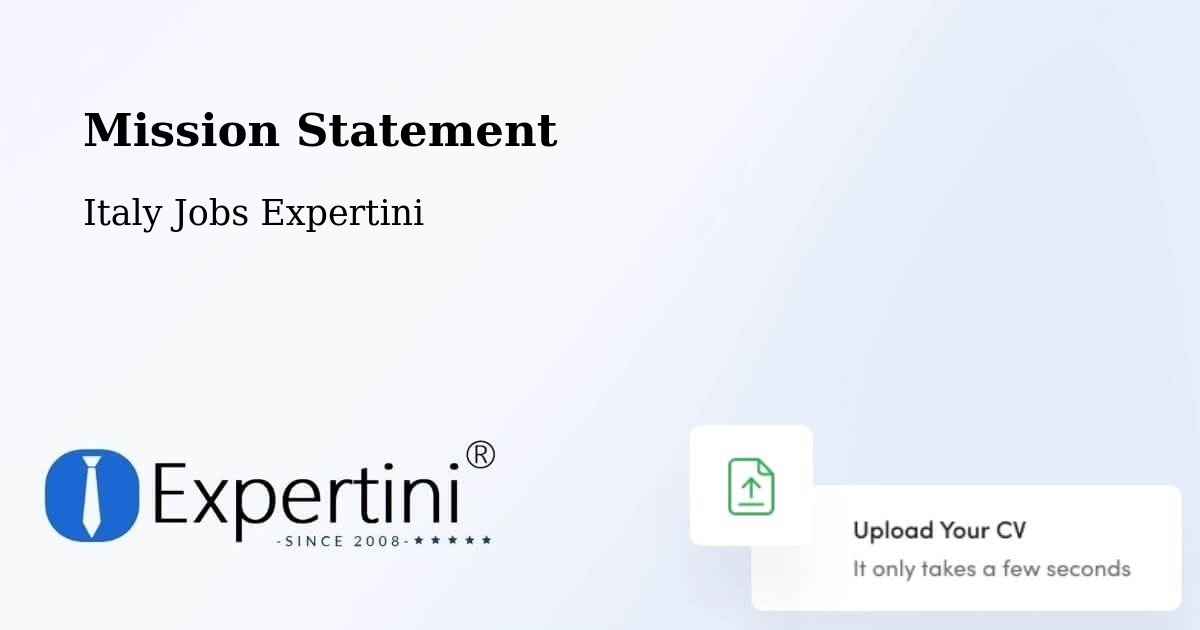 Mission Statement - Italy Jobs Expertini